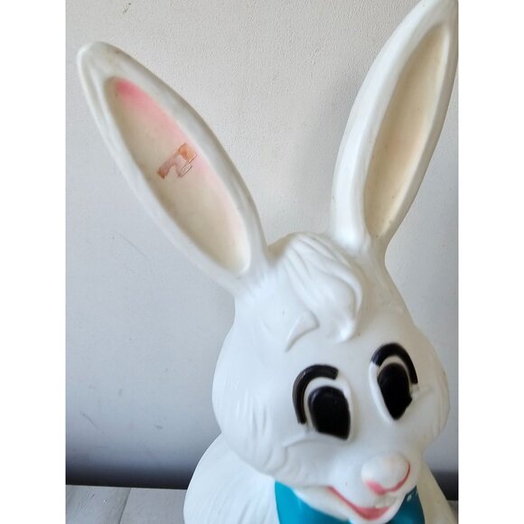 Vintage Sun Hill‎ 28" Easter rabbit bunny egg blow mold lawn spring Easter decor - Picture 7 of 9